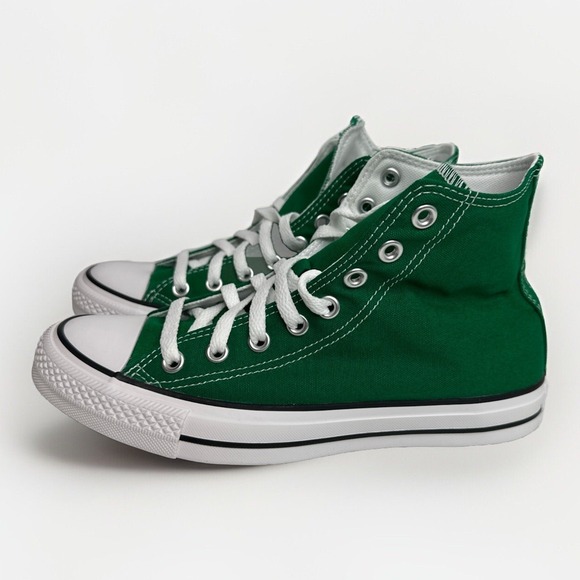 Converse Chuck Taylor All Star Hightops Women's 8.5 Men's 6.5 Amazon Green - Picture 3 of 9